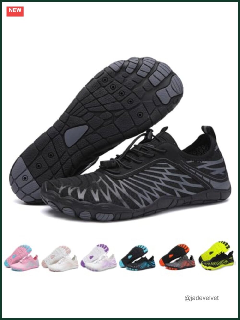 Barefoot Water Shoes with Wide Toe Box Non-Slip Breathable for Hiking Walking